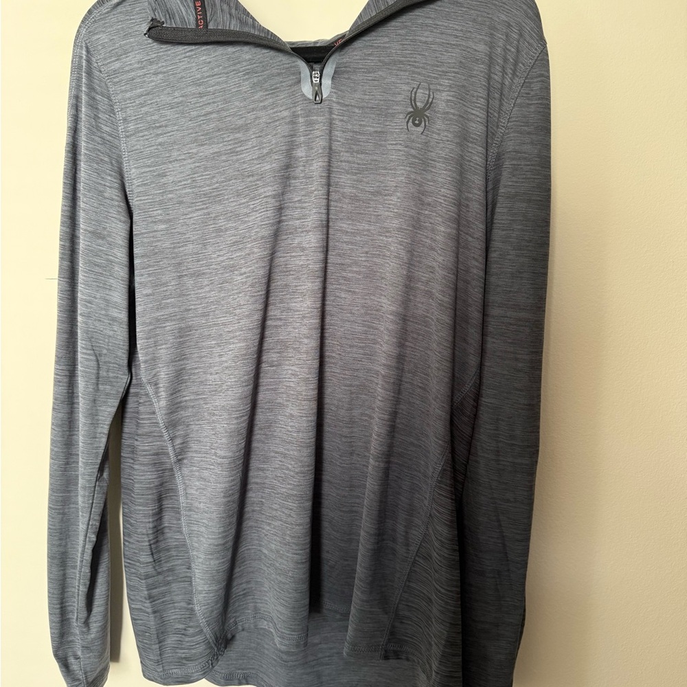 Spyder Active Heather Gray Performance Top